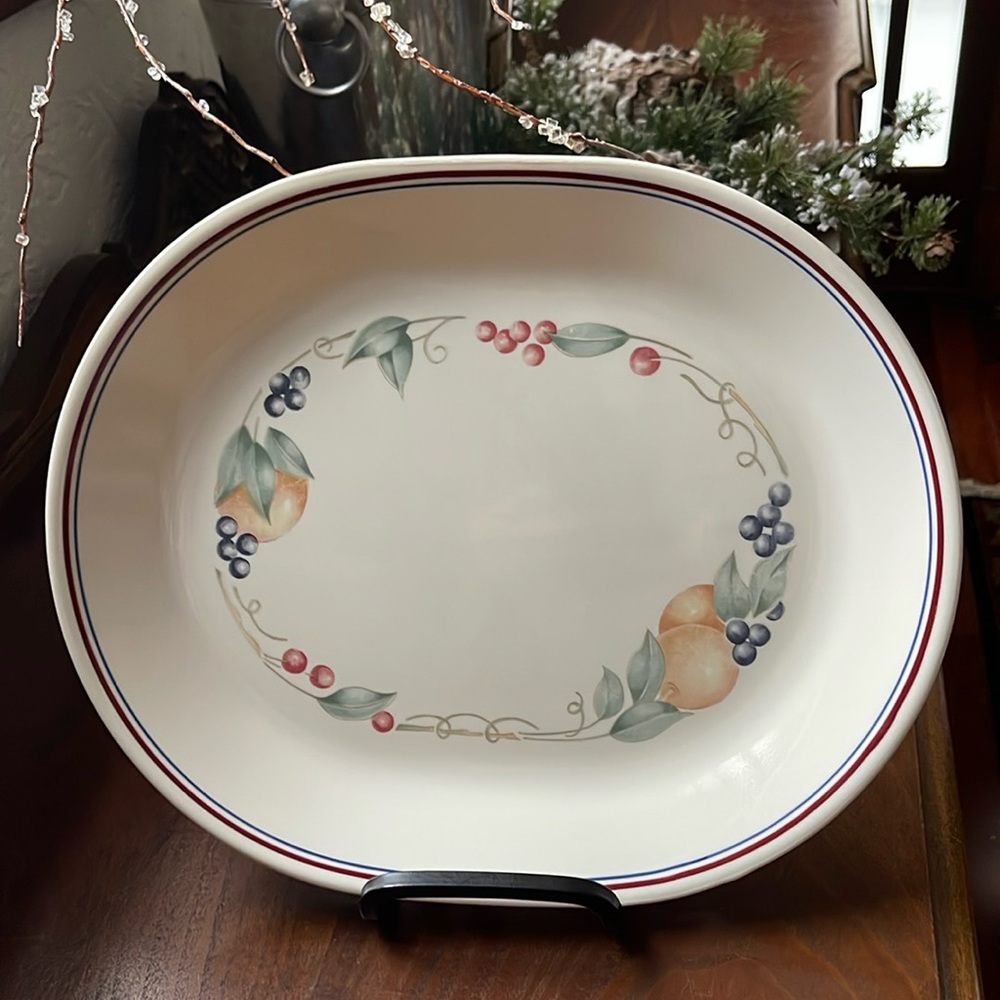 Vintage Corelle by Corning "Abundance" Platter
